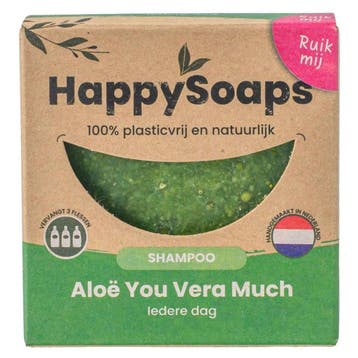 HappySoaps – Shampoo Bar Aloe You Vera Much – 70 gr, Verzenden, Nieuw
