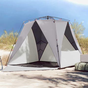 vidaXL Strandtent 4-persoons waterdicht snelontgrendeling, Verzenden, Nieuw, Tot en met 2