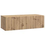 vidaXL Wandbeugel TV-kast Artisanaal eiken 98 x 41 x 30 cm, Minder dan 50 cm, Verzenden, Nieuw, Minder dan 100 cm