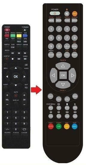 JTC LED TV 2401 afstandsbediening, Verzenden, Nieuw
