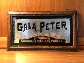 Rare Vintage Original Gala Peter “Le Premier Chocolat Au