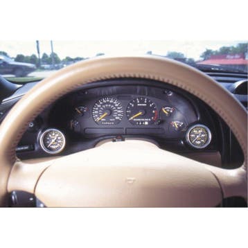 Autometer 94-00 Ford Mustang 52mm Black Dual Instrument, Ophalen of Verzenden, Nieuw
