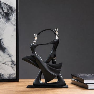 sculptuur, Contemporary Dancing Couple Sculpture Elegant, Antiek en Kunst
