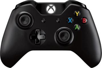 Microsoft Xbox One Controller - Zwart, Spelcomputers en Games, Spelcomputers | Xbox | Accessoires, Verzenden, Zo goed als nieuw