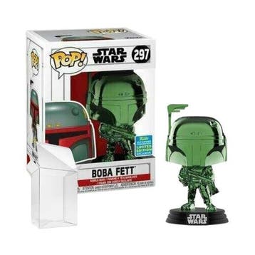 Funko Pop Star Wars  Boba Fett  297  Summer    Green Chrome, Verzenden, Nieuw