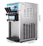 Softijs Machine 3 Smaken 18L/u LCD Zelfreinigend, Verzenden, Nieuw in verpakking