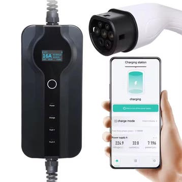 Bar2Charge 3,7kW Mobiele Thuislader – Type 2 – Instelbaar, Auto diversen, Verzenden, Nieuw