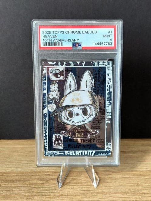 Topps Chrome Labubu - Heaven Graded card - PSA  Overige Verzamelen   Marktplaats