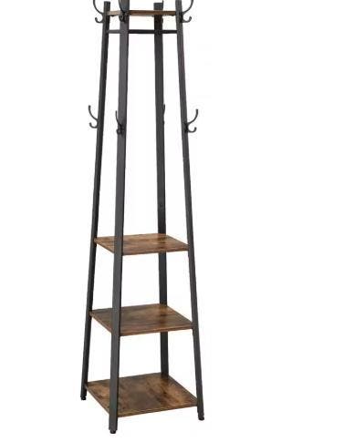 Staande Kapstok met 8 Haken en 3 Planken – Halmeubel 180 cm, Kleding | Dames, Kledingrekken, Nieuw, Verzenden