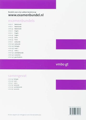 Examenbundel Duits Vmbo gt 20072008 druk 1 9789006074079, Verzenden, Zo goed als nieuw