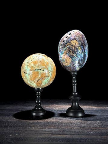 Decoratief ornament (2) - NO RESERVE PRICE - Stunning Pair