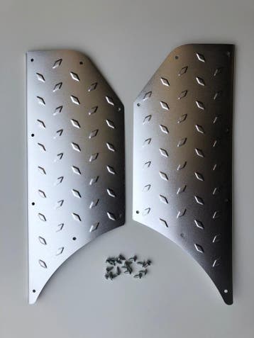 Voetplaatjes/Voetplaten aluminium   Grande Retro scooter, Verzenden, Nieuw, Overige merken