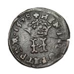 Frankrijk. Henri III (1574-1589). Liard 1578 (Zonder, Postzegels en Munten