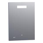 Brauer Quartz Spiegel - Rechthoekig - 50 cm - met Directe, Huis en Inrichting, Woonaccessoires | Spiegels, Ophalen of Verzenden