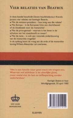 Vier relaties van Beatrix / Elseviers koninklijke, Verzenden, Zo goed als nieuw, Arendo Joustra