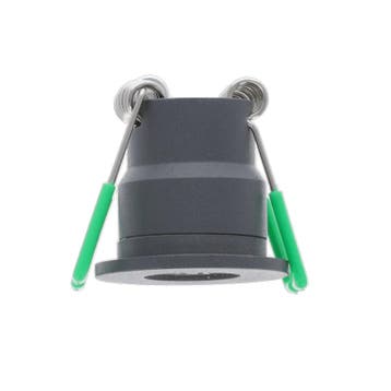 LED MINI INBOUWSPOT | 3W | Ø35 | WARM WIT | 12VDC | GRIJS, Nieuw