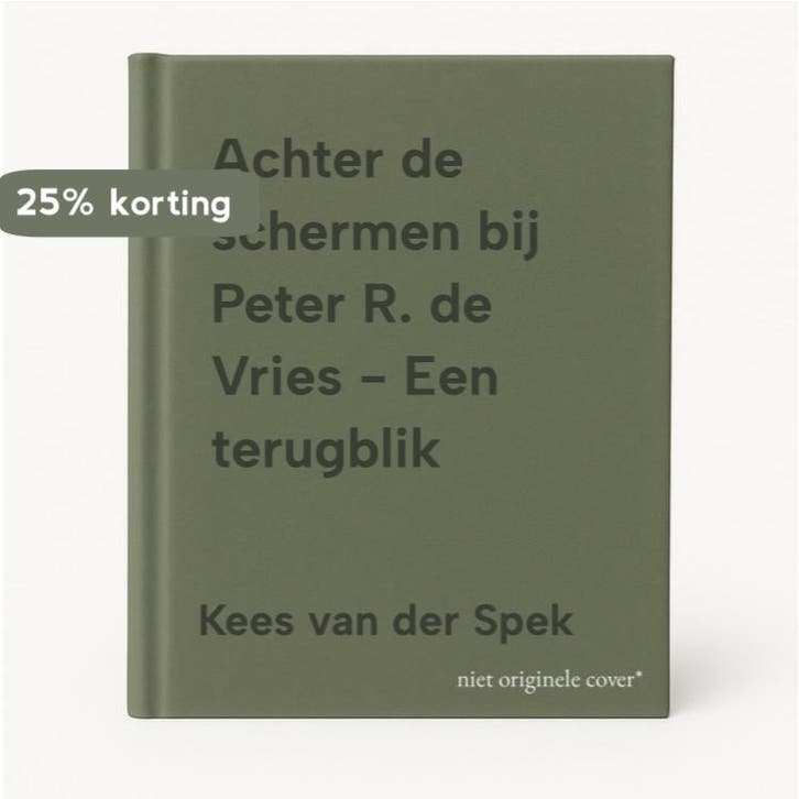 Achter de schermen bij Peter R. de Vries - Een terugblik, Boeken, Kunst en Cultuur | Beeldend, Gelezen, Verzenden