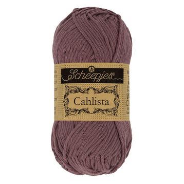 Scheepjes Cahlista 50g - 526 Ashes - Haakgaren / Breigaren, Hobby en Vrije tijd, Breien en Haken, Ophalen of Verzenden, Nieuw