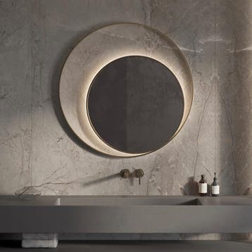 Designspiegel Martens Design Athene Rond met Frame en, Huis en Inrichting, Woonaccessoires | Spiegels, Ophalen of Verzenden, Nieuw