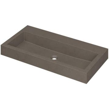 INK Momento Wastafel Quartz Zonder Kraangat - 900x450x90 mm, Ophalen of Verzenden, Nieuw