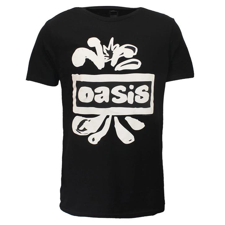 Oasis Splatter Logo Official Band T-Shirt, Kleding | Heren, T-shirts, Verzenden