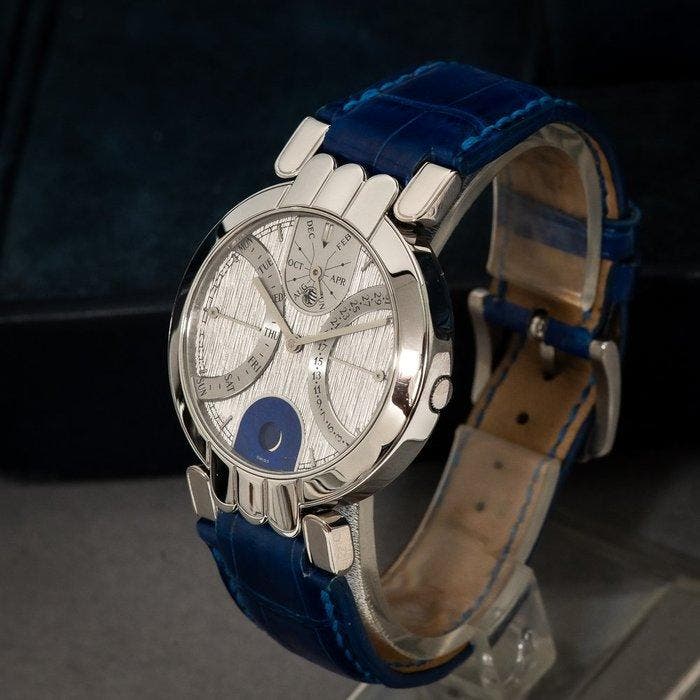 Harry Winston - Bi- Retrograde Perpetual Calendar Moonphase, Sieraden, Tassen en Uiterlijk, Horloges | Heren