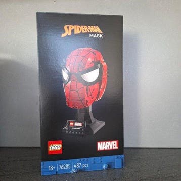 Lego Set - 76285 - Marvel - Masque Spiderman 76285 – Retiré, Nieuw