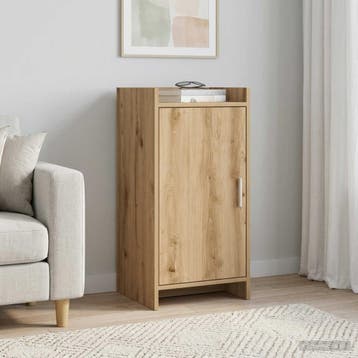 vidaXL Dressoir Artisanaal eiken 40 x 36 x 80 cm Bewerkt, Huis en Inrichting, Kasten | Dressoirs, Verzenden, Nieuw, Overige houtsoorten