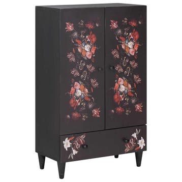 vidaXL Opslagkasten Multikleur 60 x 33,5 x 100 cm Massief, Verzenden, Nieuw