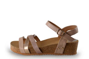 Graceland Sandalen in maat 39 Beige, Verzenden, Beige, Sandalen of Muiltjes, Zo goed als nieuw