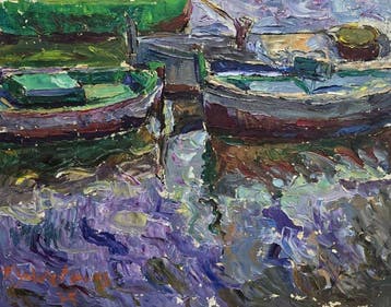 Francisca Salvat Homs (1946) - Marea de reflejos, Antiek en Kunst