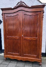 niet uitneembare grenen tweedeurs kuifkast 160 Br x210H