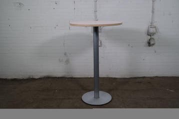 Tweedehands statafel ahorn Ø70 cm plateauvoet 112 cm, Zakelijke goederen, Kantoor en Winkelinrichting | Kantoormeubilair en Inrichting