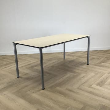 Eromes kantinetafel 160x80 cm, Ahorn - grijs, Ophalen of Verzenden, Gebruikt, Bureau
