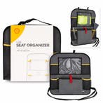 Shell Autostoel Organizer - met Tablet Houder - Zwart, Verzenden, Nieuw