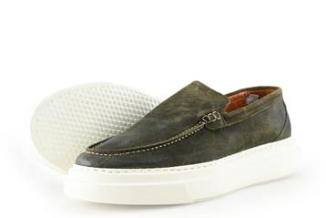 Sacha Loafers in maat 42 Groen, Loafers, Overige kleuren, Verzenden, Zo goed als nieuw