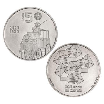 Portugal 5 Euro Post 2020, Postzegels en Munten, Munten | Europa | Euromunten, Verzenden