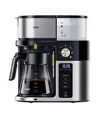 Braun Multiserve Koffiezetapparaat KF 9050 BK, Gemalen koffie, Ophalen of Verzenden, 4 tot 10 kopjes, Koffiemachine