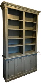 Boekenkast Engels groen Roermond 140 x 240cm, Ophalen of Verzenden, Nieuw