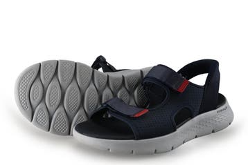 Skechers Sandalen in maat 43 Zwart, Sandalen, Verzenden, Zwart, Zo goed als nieuw