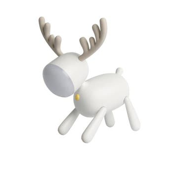 Hert Nachtlampje Dimbaar Wit Kinder Eland Lamp Nachtlamp Lee, Verzenden, Nieuw
