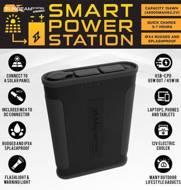 SUNBEAMsystem Smart Power Station 154Wh, Ophalen of Verzenden, Nieuw