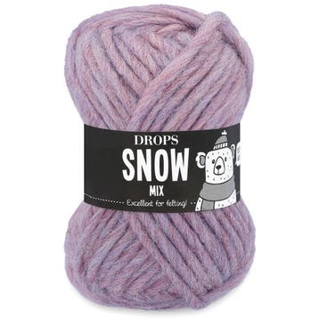DROPS Snow / Eskimo Mix - 36 pioenroos - Wol Garen, Ophalen of Verzenden, Nieuw
