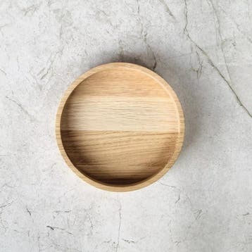 HOCHO Eikenhouten Snack Kom Middel – Ø 150x30 mm – Hard, Ophalen of Verzenden, Nieuw