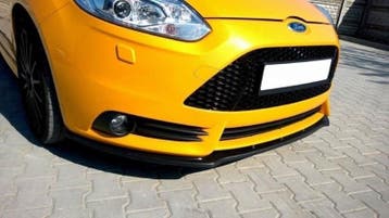 Voorspoiler Ford Focus ST Mk3 V.1 Glanzend Zwart, Ophalen of Verzenden, Nieuw