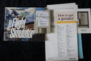 Microsoft Flight Simulator 2 PC 3,5 Floppy PC Big Box, Spelcomputers en Games, Games | Pc, Verzenden, Nieuw