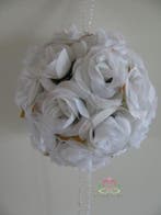 Bloemenbal Pomander RoseBall 21 Wit, Ophalen of Verzenden, Nieuw