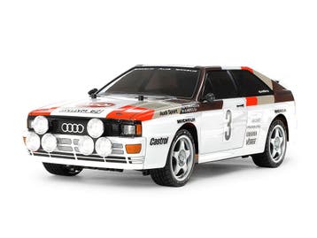 Tamiya 1/10 RC Audi quattro Rally A2  (TT-02). (TAM-58667), Ophalen of Verzenden, Nieuw, 1:9 t/m 1:12, Auto