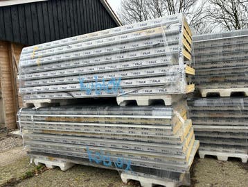 Gelegenheidspartij, dakpanelen, 100/130mm dik, diverse kleur, Zo goed als nieuw, Overige materialen, 100 mm of meer