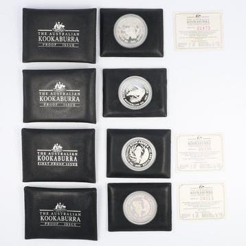 Australië. 1 & 5 Dollars 1990/1993 - Kookaburra 1 Oz (4
